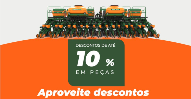 Condições especiais em peças para plantadeiras e pulverizadores Stara!