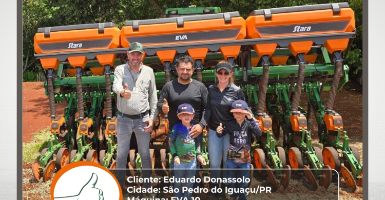 Entrega Técnica: Plantadeira EVA 10x45 em São Pedro do Iguaçu/PR