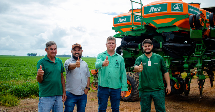 PLANTADEIRA ABSOLUTA NO CAMPO👍🏻🧡💚