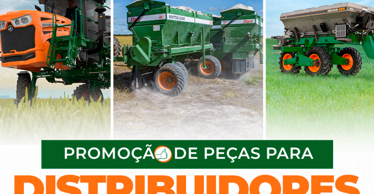 Promoção de Peças da Linha de Distribuição na Agriterra!
