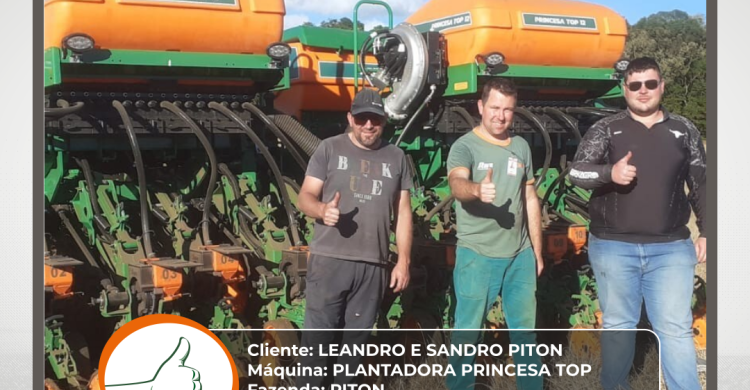 ENTREGA PLANTADORA PRINCESA TOP - CIRIACO - RS