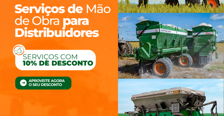 Estamos com 10% de desconto nos serviços de mão de obra para os distribuidores Hércules 10000 Inox, Hércules 6.0 e Bruttus 25000.
