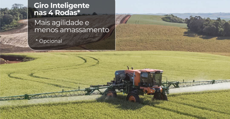 Giro Inteligente nas 4 Rodas: mais eficiência, menos compactação e manobras perfeitas