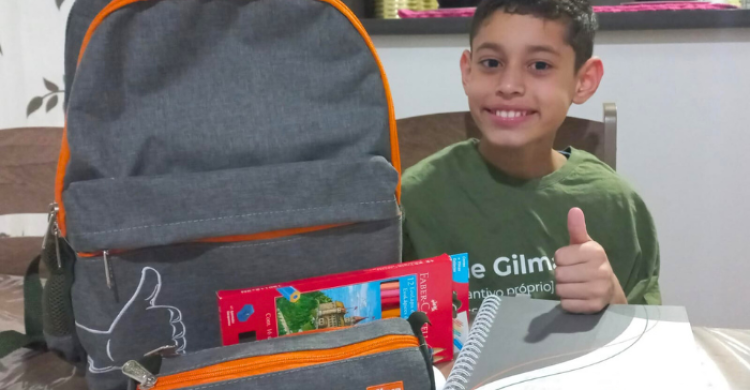 KIT ESCOLAR STARA É DISTRIBUÍDO AOS FILHOS DE COLABORADORES DA GILMAQ