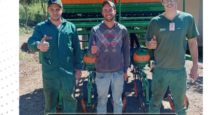 ENTREGA SEMEADORA CERES 1870 - PROTASIO ALVES - RS