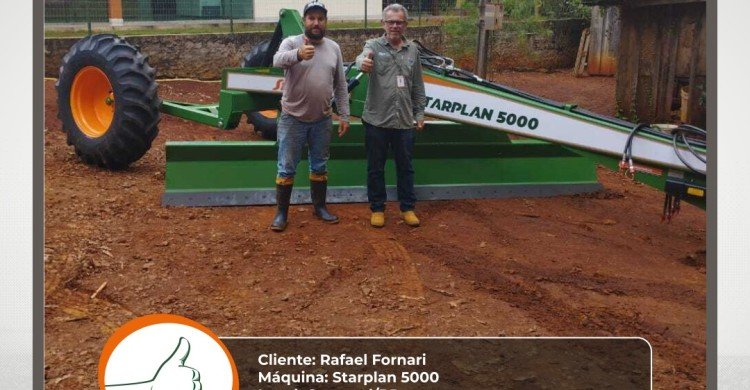 MAQFORTE REALIZOU A ENTREGA DE UMA STARPLAN 5000
