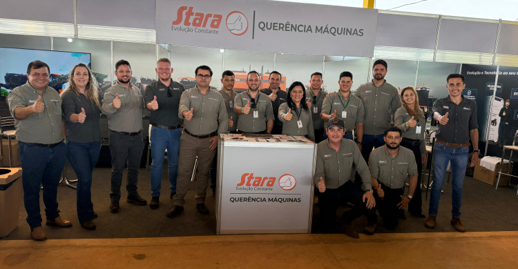 QUERÊNCIA MÁQUINAS PRESENTE NA APROSOJA GOIÁS