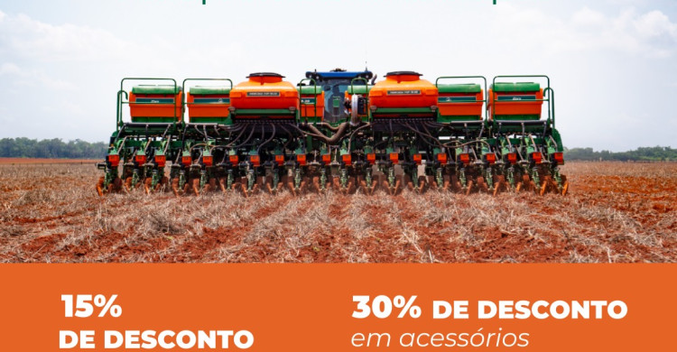 Revisão Pós-Plantio com 15% em desconto em Peças e Até 30% de desconto em Acessórios Selecionados! Faça Seu orçamento com Agente!