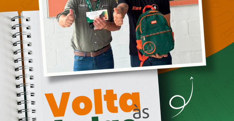 Inovagro entrega Kit escolar para filho de colaboradores