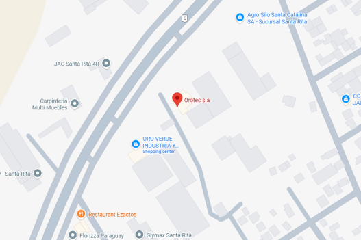 Ruta VI, Km 205 - Santa Rita, Alto Paraná.