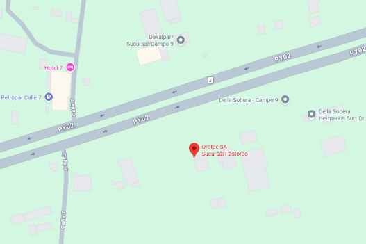 Ruta II, Calle 7 Ramonita - Dr. Juan Manuel Frutos, Caaguazu