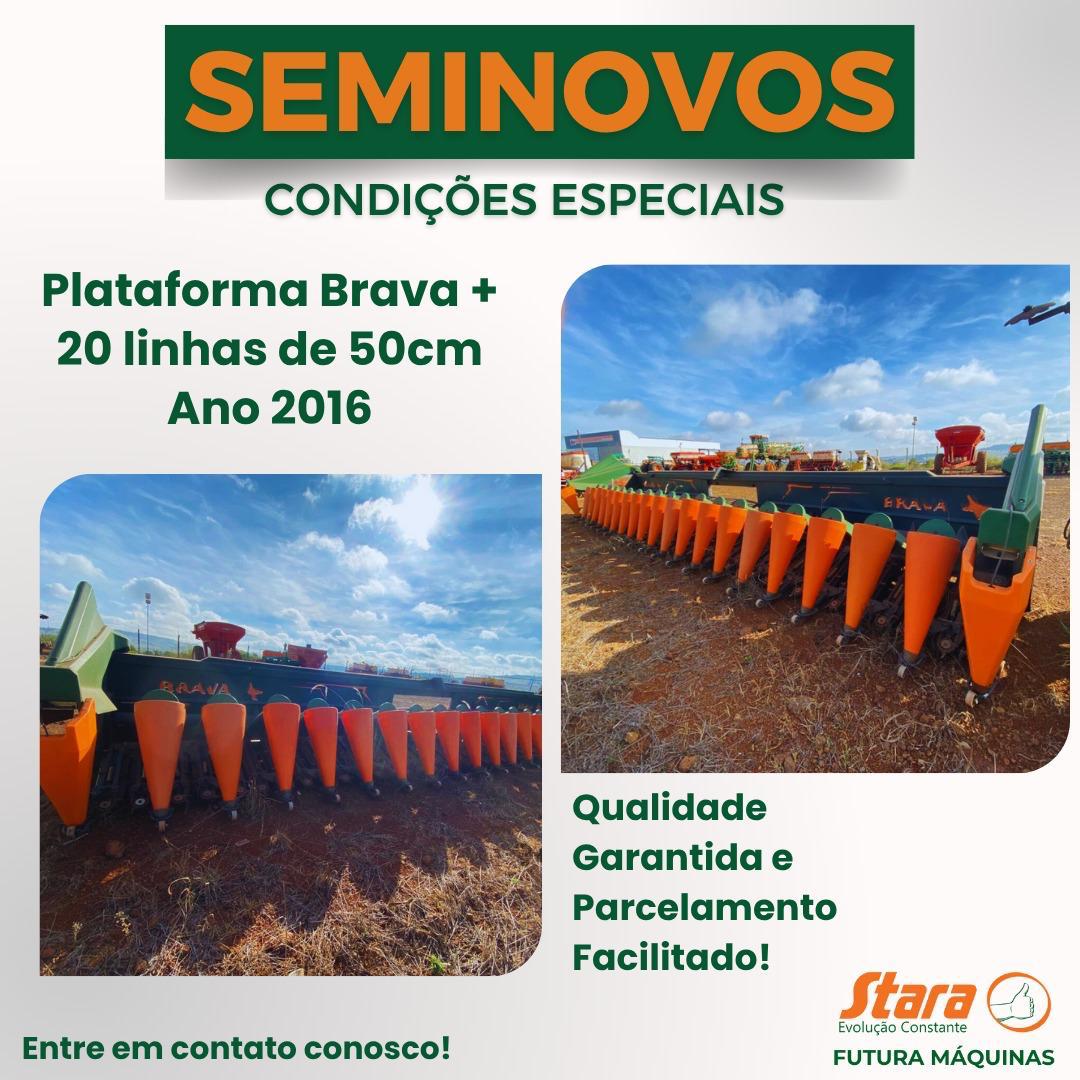 PLATAFORMA BRAVA 20 LINHAS DE 50CM. ANO 2016.