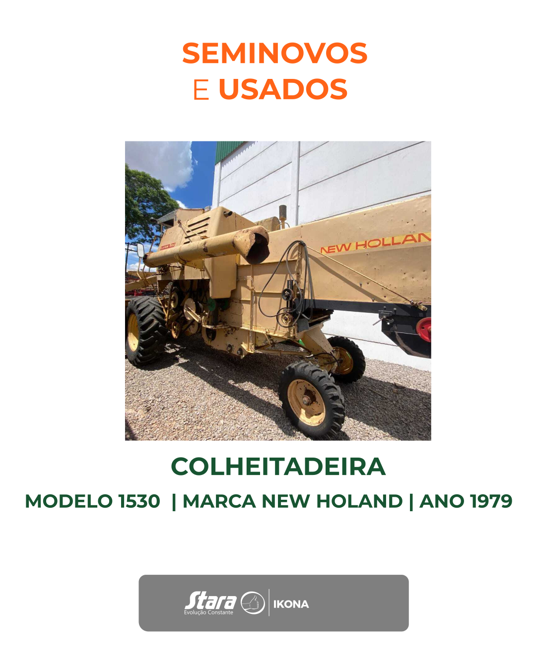 COLHEITADEIRA MODELO 1530