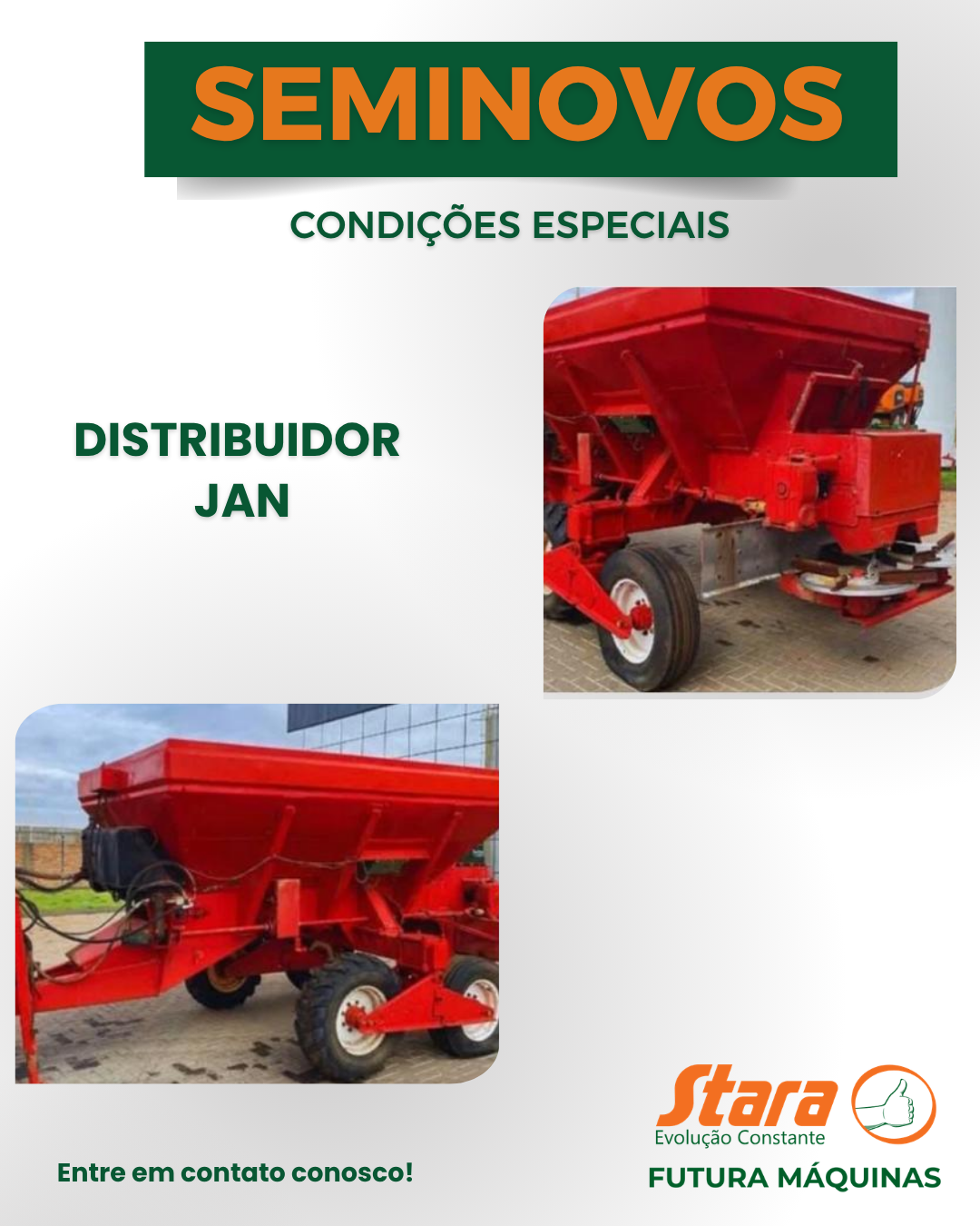 DISTRIBUIDOR ADUBO E CORRETIVOS JAN