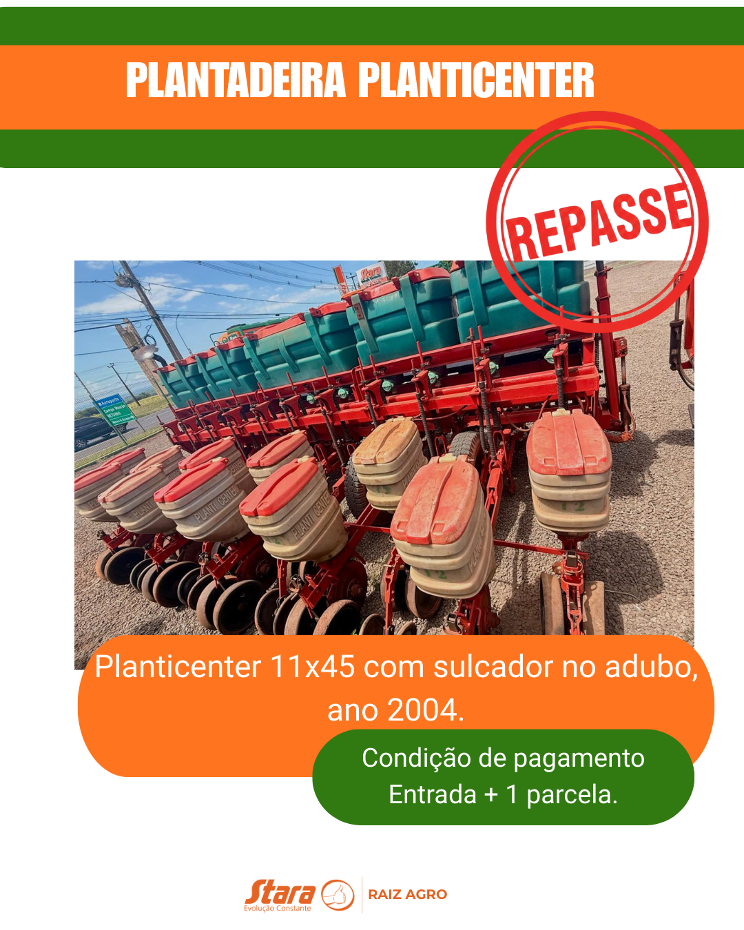 Plantadeira Planticenter