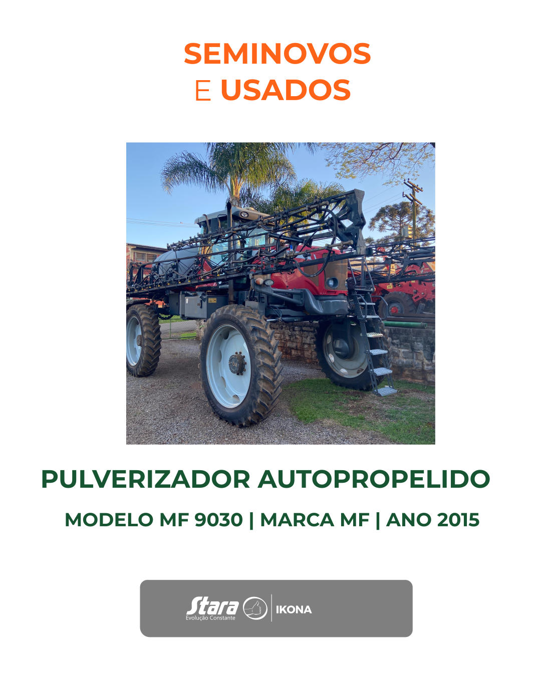 PULVERIZADOR AUTOPROPELIDO MODELO BS 3335H