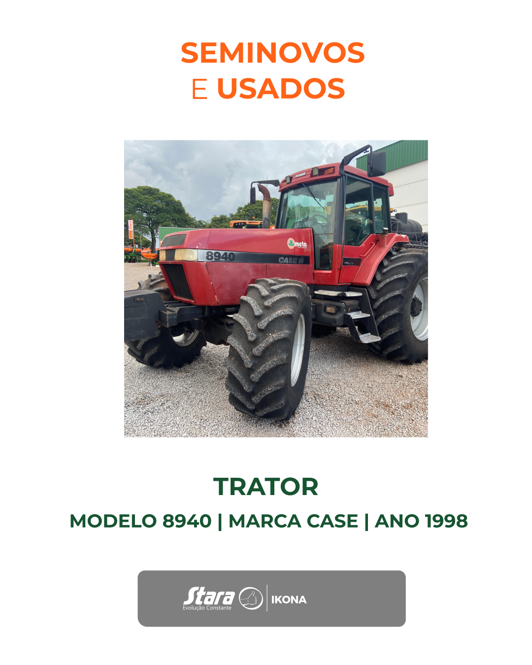 TRATOR AGRICOLA MODELO 8940