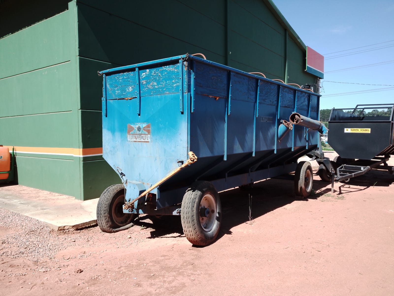 Carreta Graneleira Estacionária Jacui 12000, ano 1998