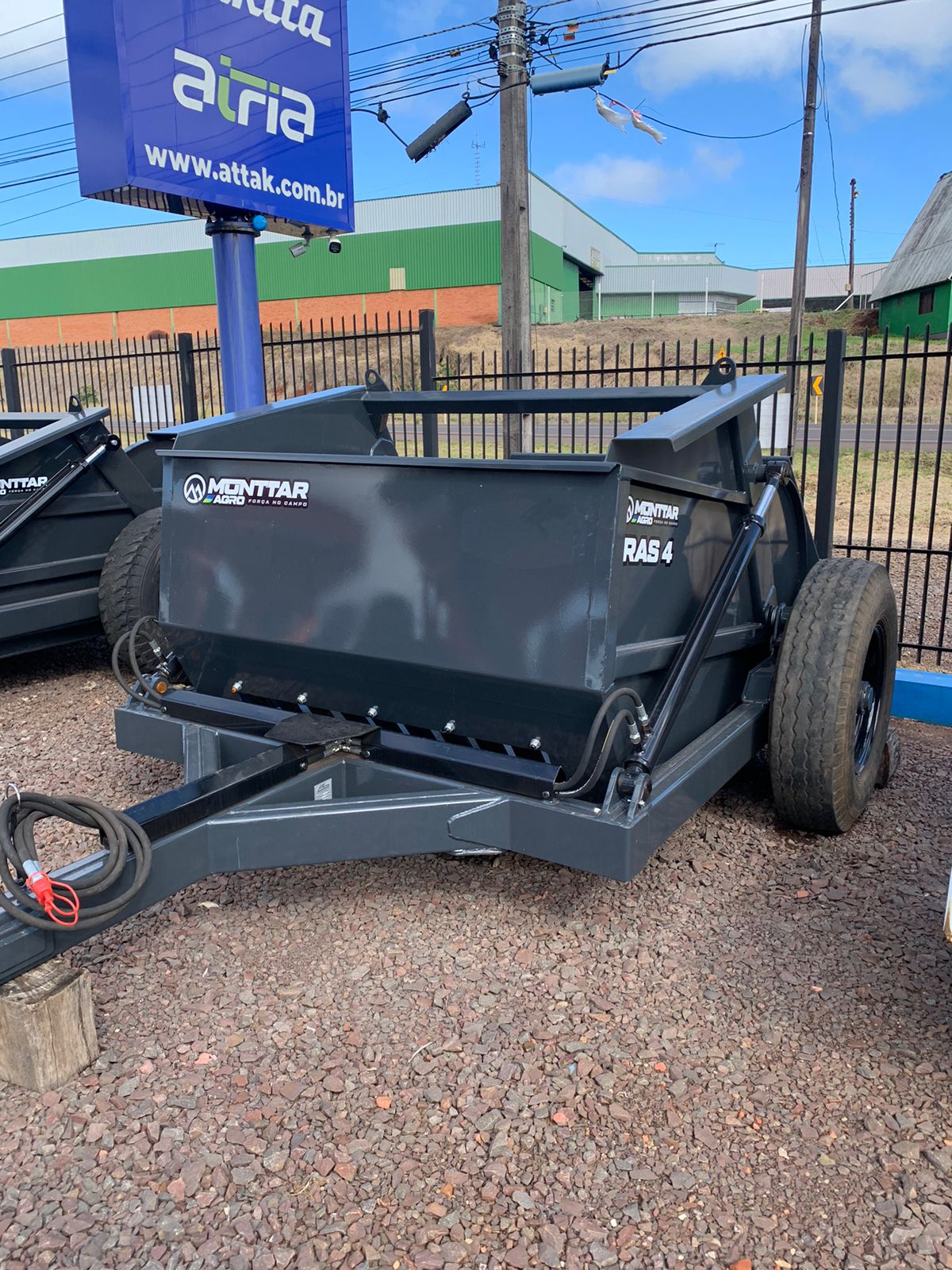 RASPADEIRA AGRICOLA SCRAPER, MARCA MONTTAR, MODELO RAS 4, ANO 2024.
