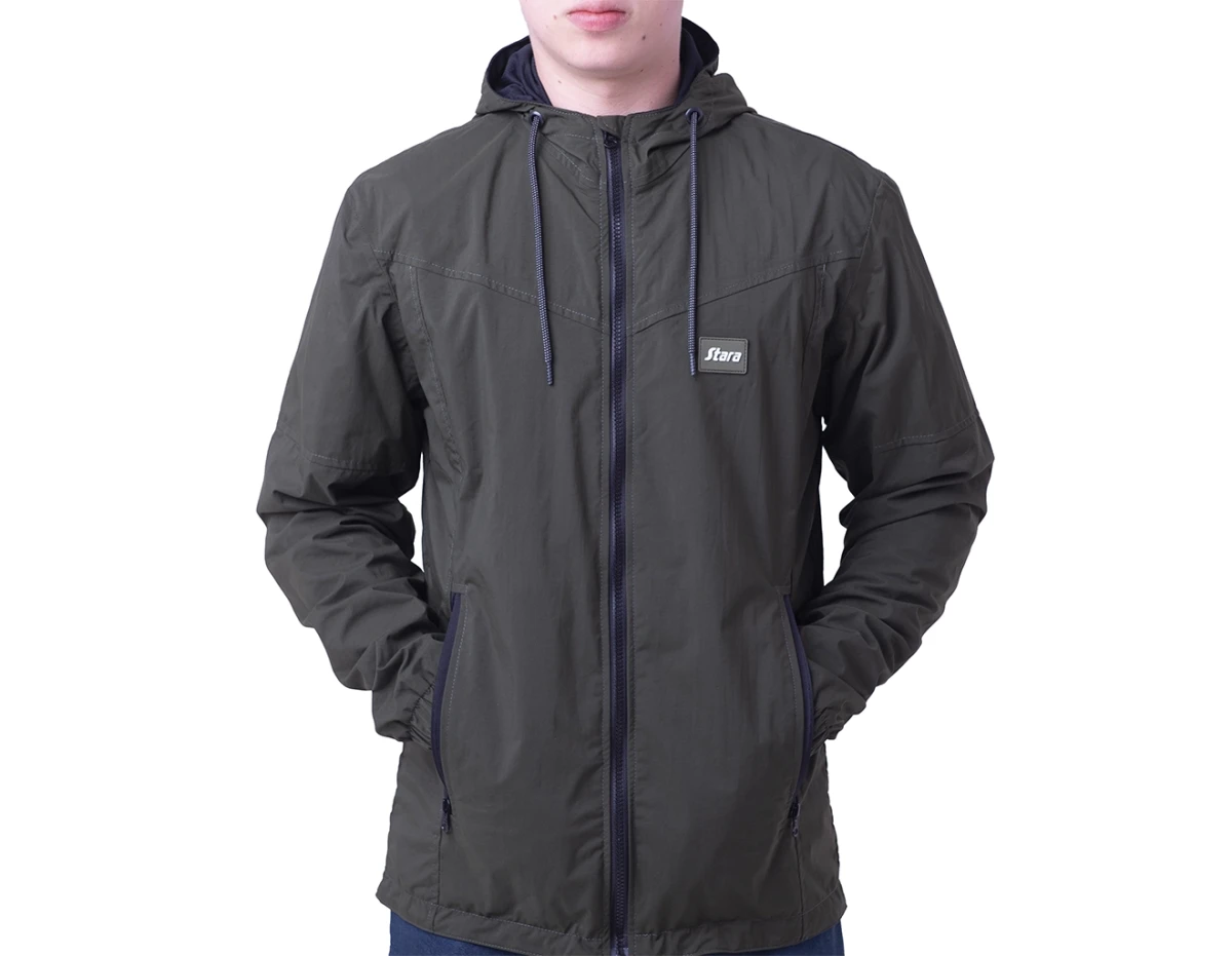 Jaqueta Masc Impermeável Verde Stara