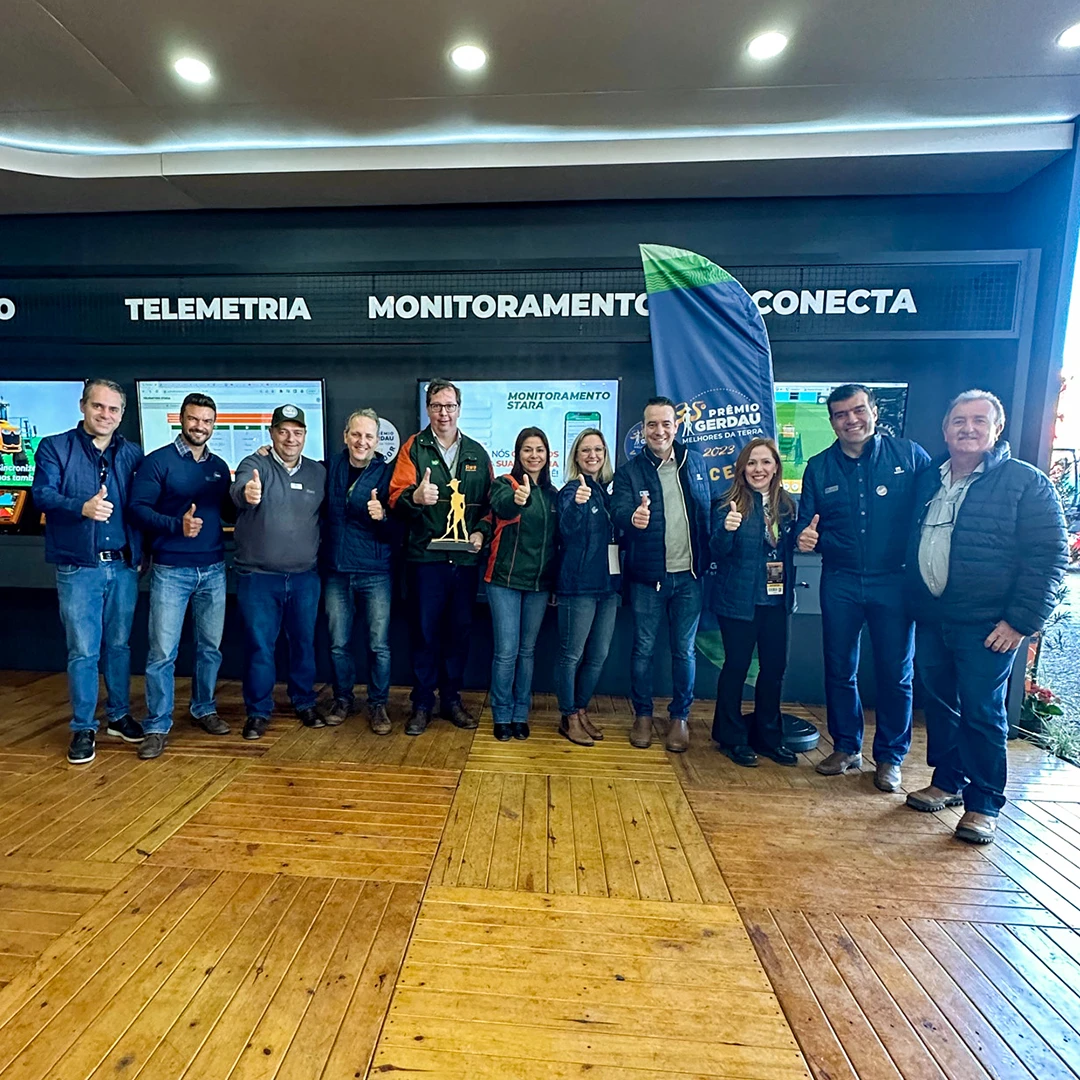Equipe Stara recebe Prêmio Gerdau