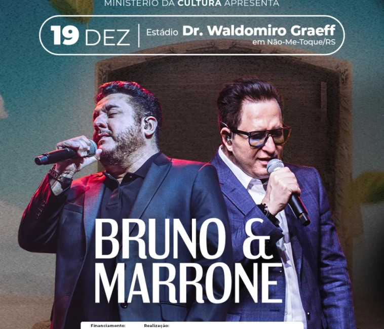 Stara traz a Não-Me-Toque show com a dupla Bruno & Marrone