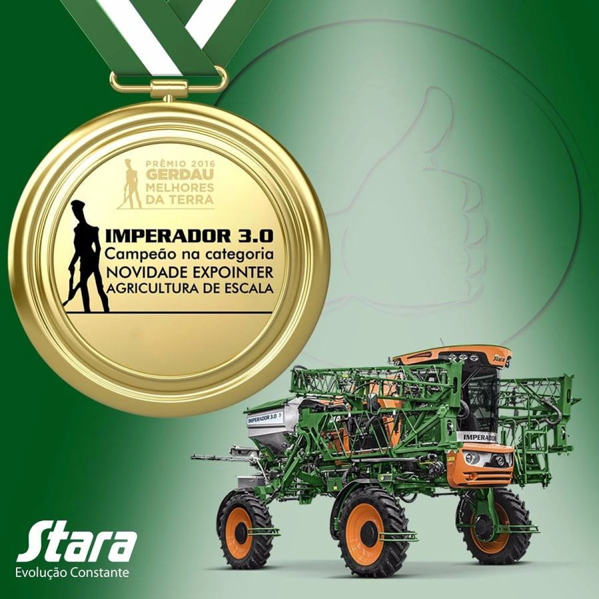 It is gold! Imperador 3.0 wins the Prêmio Gerdau Melhores da Terra 2016*