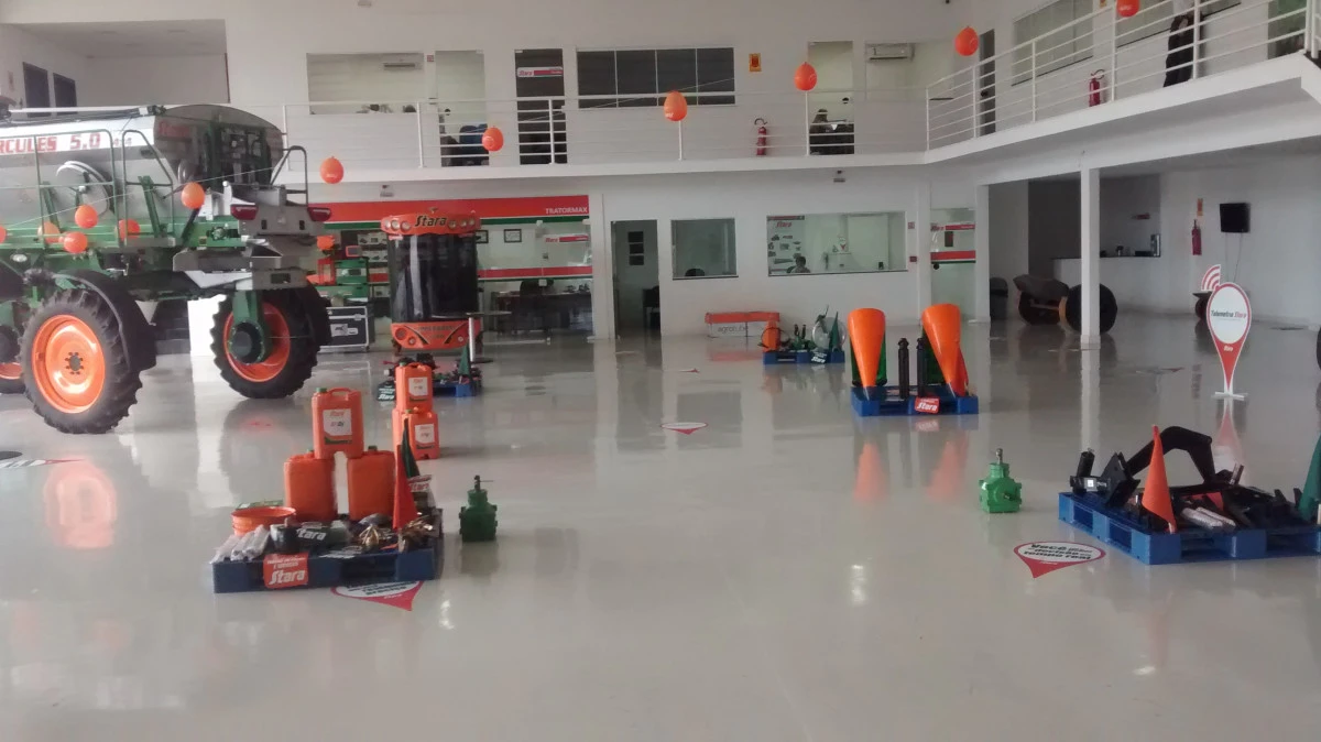 Dealership Tratormax performs exhibition for parts and services