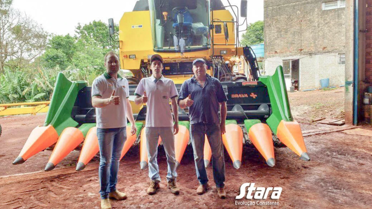 Дилер Agricenter поставляет жатку Brava+ в Jaboticaba, RS