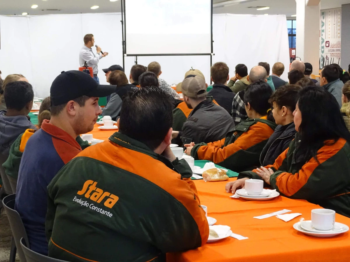 Employees attend the second edition Breakfast with the Board in 2018