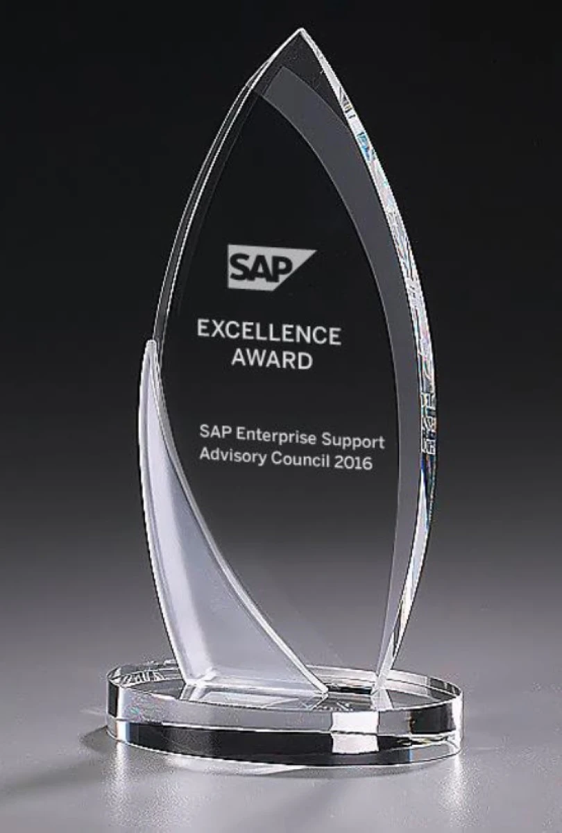 Stara conquinta o Prêmio Excellence Award 2016 concedido pela SAP