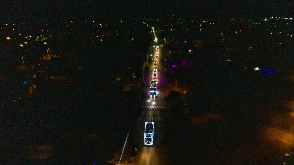 Caravana do Bem Positivo encanta não-me-toquenses