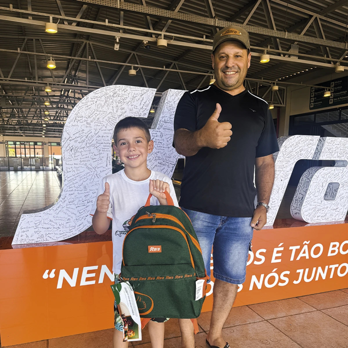 Com entrega de kits escolares, Stara reforça o cuidado com as pessoas e incentiva a educação
