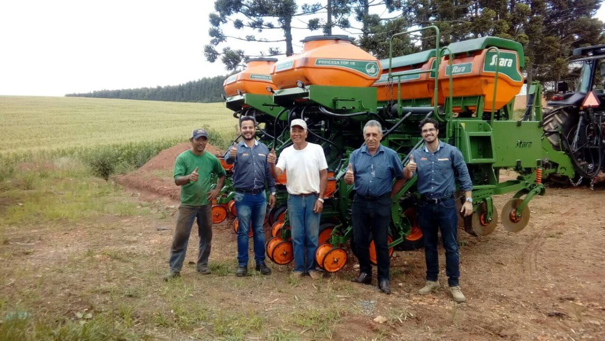 Precisa Máquinas hace la entrega de Princesa en Bela Vista do Toldo, SC