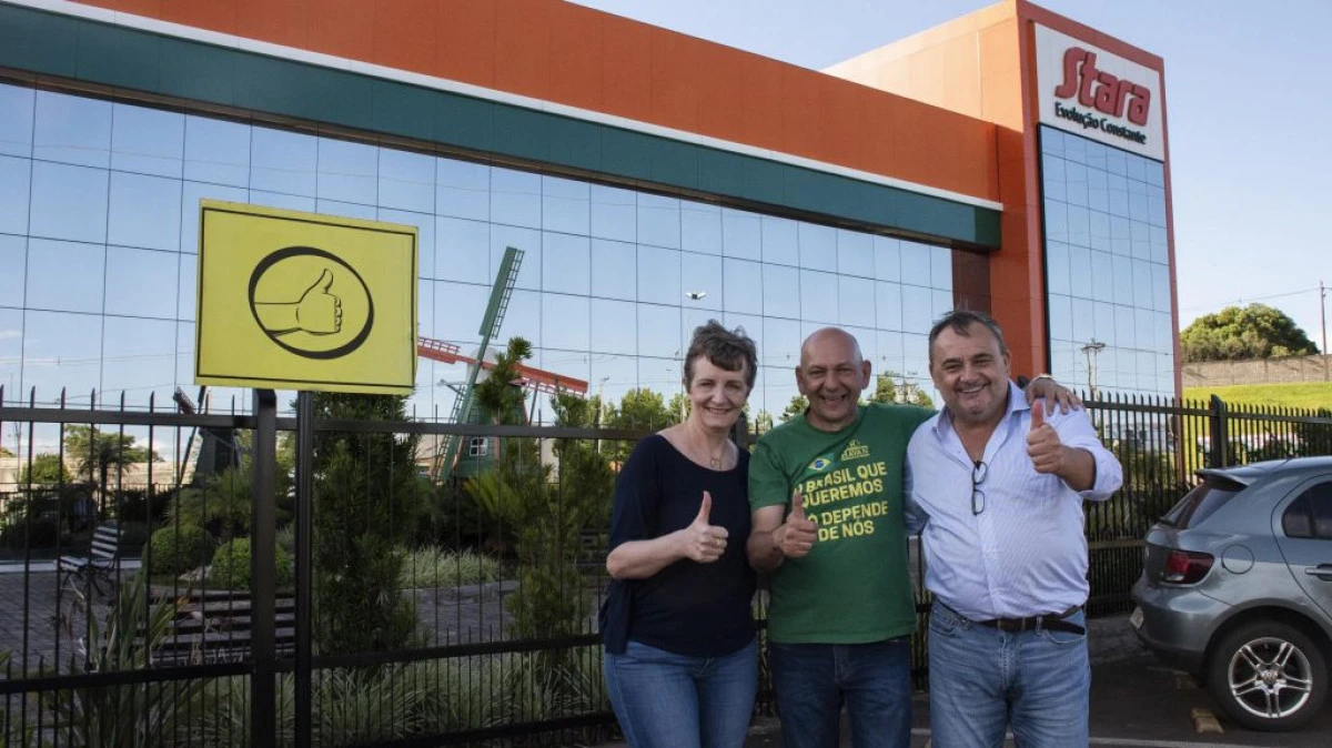 Stara recebe a visita de Luciano Hang, da Havan
