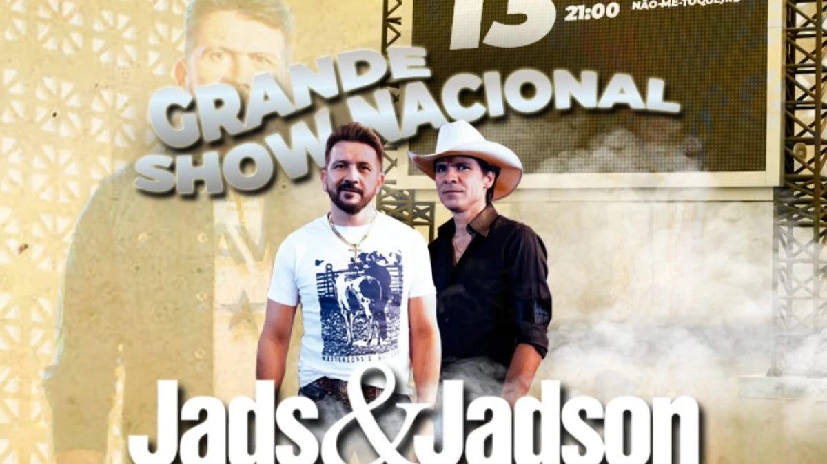 Confira os pontos de troca de ingresso para o show com Jads e Jadson