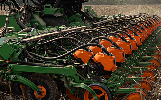 Controle hidráulico de pressão nas linhas