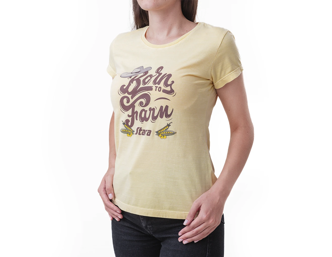 Baby look Amarela Estonada