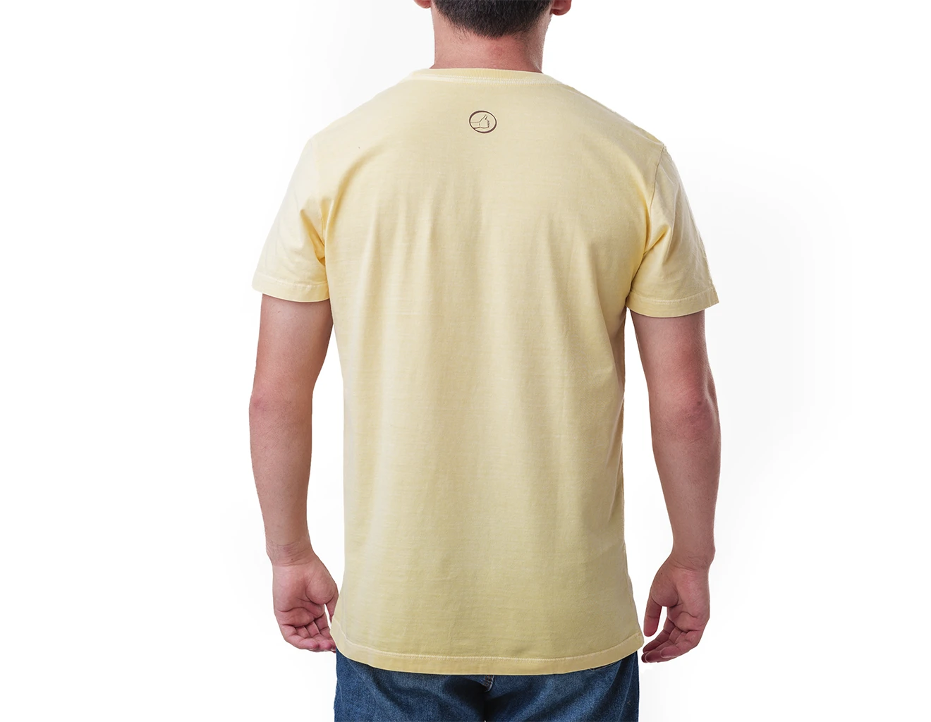 Camiseta Stara amarilla efecto lavado