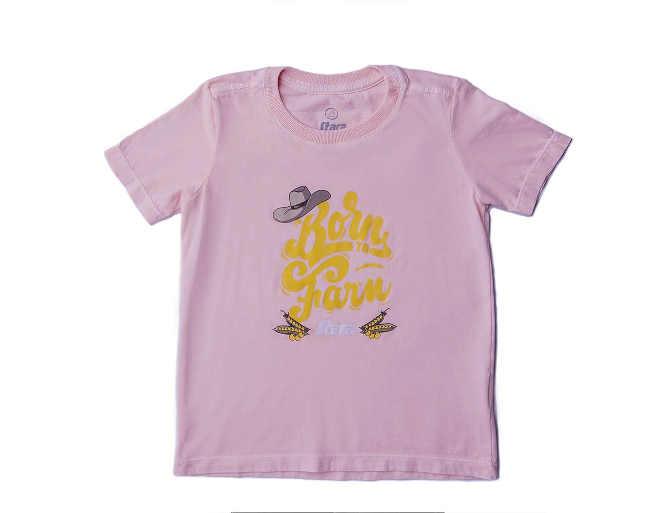 Детская футболка светло-розового цвета