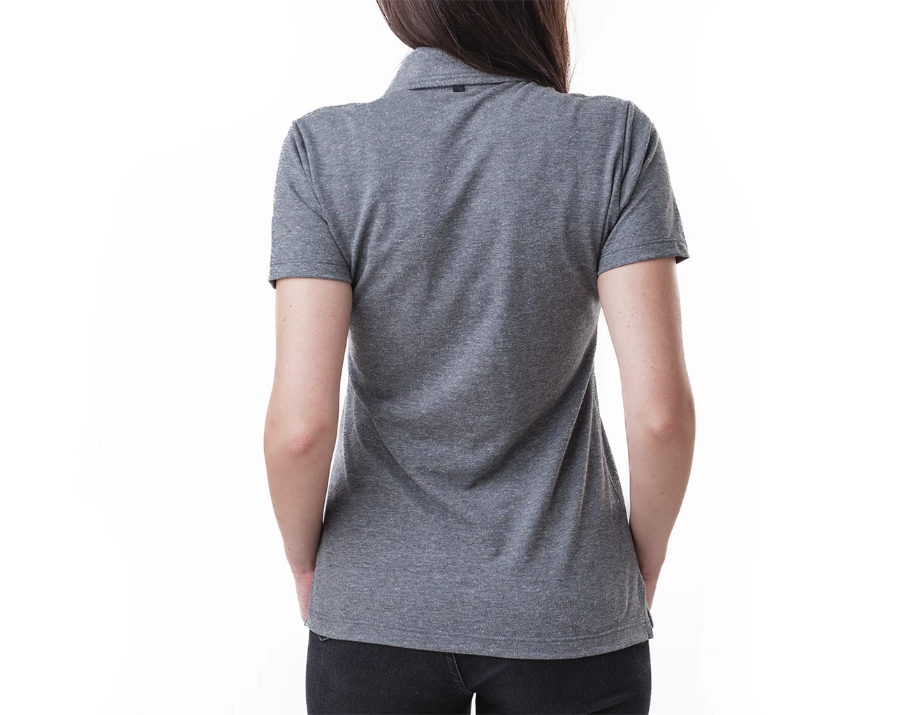 Women’s Milani gray polo shirt