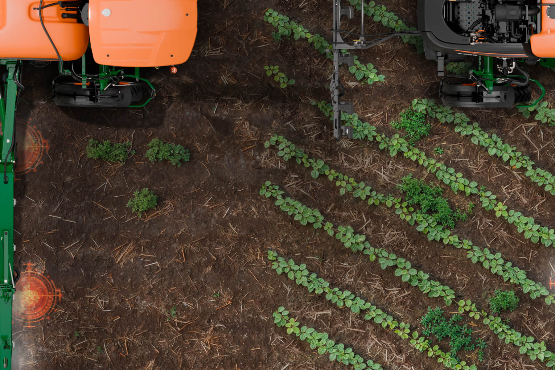 eco spray em operacao no campo melhor maquina agricola para lavoura